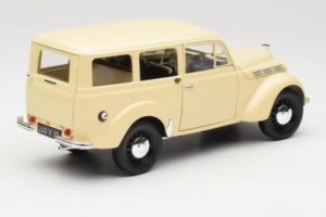 Peugeot Partner Moka Brown Norev 1:18 184894 Metaal — afbeelding 3 van 8