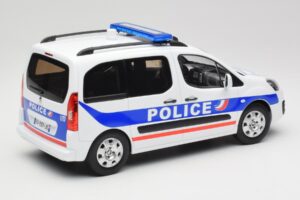 Peugeot Partner Police Blauw Norev 1:18 184891 Metaal — afbeelding 2 van 6