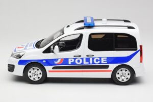 Peugeot Partner Police Blauw Norev 1:18 184891 Metaal — afbeelding 3 van 6