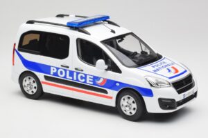 Peugeot Partner Police Blauw Norev 1:18 184891 Metaal — afbeelding 4 van 6