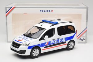 Peugeot Partner Police Blauw Norev 1:18 184891 Metaal — afbeelding 6 van 6