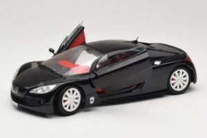 Peugeot RC Pique Zwart Solido 1:18 8147 Metaal — afbeelding 2 van 8