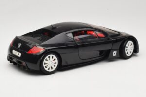 Peugeot RC Pique Zwart Solido 1:18 8147 Metaal — afbeelding 3 van 8
