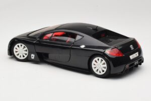 Peugeot RC Pique Zwart Solido 1:18 8147 Metaal — afbeelding 7 van 8