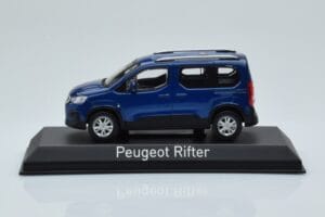 Peugeot Rifter Blauw Norev 1:43 479061 Metaal