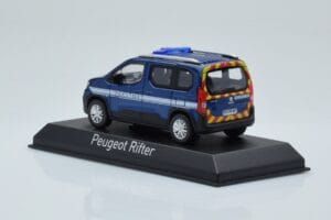 Peugeot Rifter Gendarmerie Otremer Blauw Norev 1:43 479064 Metaal — afbeelding 3 van 4