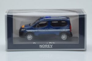Peugeot Rifter Gendarmerie Otremer Blauw Norev 1:43 479064 Metaal — afbeelding 4 van 4