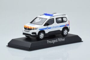 Peugeot Rifter Police Municipale Wit Norev 1:43 479067 Metaal — afbeelding 2 van 4