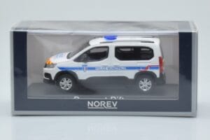 Peugeot Rifter Police Municipale Wit Norev 1:43 479067 Metaal — afbeelding 4 van 4