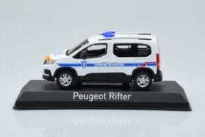 Peugeot Rifter Police Municipale Wit Norev 1:43 479067 Metaal