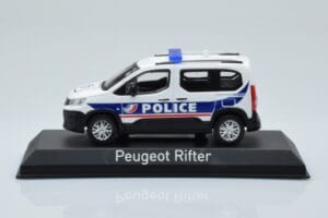Peugeot Rifter Police Nationale Wit Norev 1:43 479065 Metaal