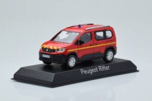 Peugeot Rifter Pompiers Rood Norev 1:43 479069 Metaal — afbeelding 2 van 4