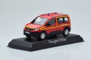 Peugeot Rifter Pompiers Secours Medical Rood Norev 1:43 479070 Metaal — afbeelding 2 van 4