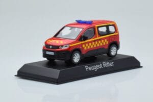 Peugeot Rifter Sapeurs Pompiers Rood Norev 1:43 479071 Metaal — afbeelding 2 van 4