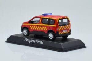 Peugeot Rifter Sapeurs Pompiers Rood Norev 1:43 479071 Metaal — afbeelding 3 van 4