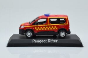 Peugeot Rifter Sapeurs Pompiers Rood Norev 1:43 479071 Metaal