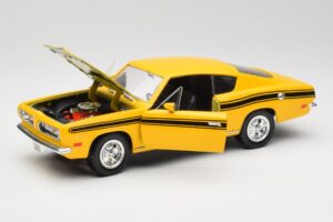 Plymouth Barracuda Geel Road Legends 1:18 92178 Metaal — afbeelding 2 van 8