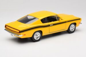 Plymouth Barracuda Geel Road Legends 1:18 92178 Metaal — afbeelding 3 van 8