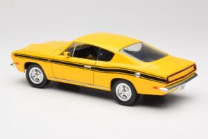 Plymouth Barracuda Geel Road Legends 1:18 92178 Metaal — afbeelding 7 van 8