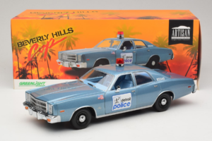 Plymouth Fury Beverly Hills PD Blauw GreenLight 1:18 19069 Metaal — afbeelding 8 van 8