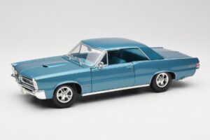 Pontiac GTO Hurst Edition Blauw Maisto 1:18 531885 Metaal