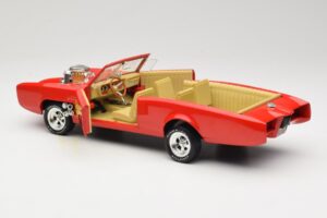 Pontiac GTO Monkeemobile Rood ERTL 1:18 33150 Metaal — afbeelding 5 van 8
