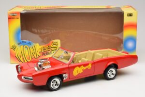 Pontiac GTO Monkeemobile Rood ERTL 1:18 33150 Metaal — afbeelding 8 van 8