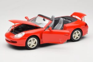 Porsche 911 996 Cabriolet Rood Mira 1:18 06930 Metaal — afbeelding 2 van 8