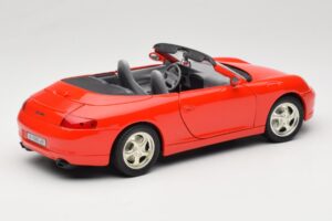 Porsche 911 996 Cabriolet Rood Mira 1:18 06930 Metaal — afbeelding 3 van 8