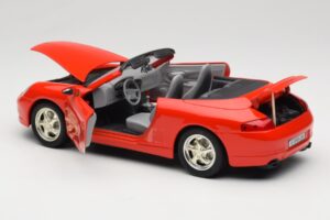 Porsche 911 996 Cabriolet Rood Mira 1:18 06930 Metaal — afbeelding 5 van 8