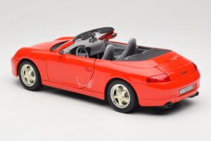 Porsche 911 996 Cabriolet Rood Mira 1:18 06930 Metaal — afbeelding 7 van 8