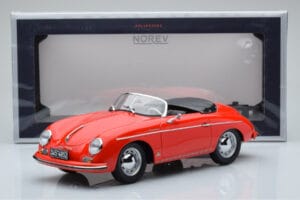 Porsche 356 Speedster Rood Norev 1:18 187461 Metaal — afbeelding 6 van 6