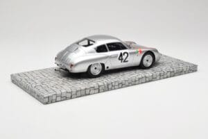 Porsche 356B 1600 GS Carrera GTL Abarth #42 H. Herrmann / H. Linge Targa Florio 1962 Minichamps 1:18 107626842 Hars — afbeelding 2 van 6
