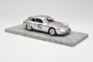 Porsche 356B 1600 GS Carrera GTL Abarth #42 H. Herrmann / H. Linge Targa Florio 1962 Minichamps 1:18 107626842 Hars — afbeelding 4 van 6