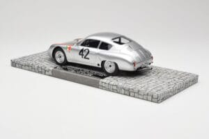 Porsche 356B 1600 GS Carrera GTL Abarth #42 H. Herrmann / H. Linge Targa Florio 1962 Minichamps 1:18 107626842 Hars — afbeelding 5 van 6