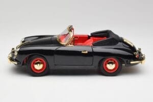 Porsche 356B Cabriolet Zwart Bburago 1:18 3031D Metaal — afbeelding 4 van 8