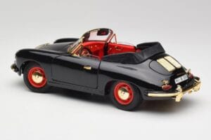 Porsche 356B Cabriolet Zwart Bburago 1:18 3031D Metaal — afbeelding 7 van 8
