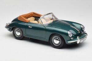 Porsche 356B Cabriolet Groen Bburago 1:18 3051-M1 Metaal — afbeelding 6 van 8