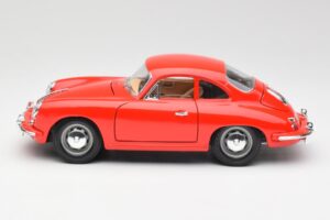 Porsche 356B Rood Bburago 1:18 3021 Metaal — afbeelding 4 van 8