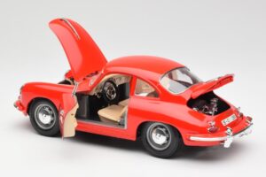Porsche 356B Rood Bburago 1:18 3021 Metaal — afbeelding 5 van 8
