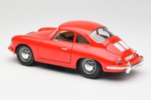 Porsche 356B Rood Bburago 1:18 3021 Metaal — afbeelding 7 van 8
