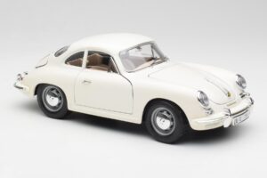 Porsche 356B Wit Bburago 1:18 3021-M3 Metaal — afbeelding 6 van 8