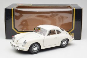 Porsche 356B Wit Bburago 1:18 3021-M3 Metaal — afbeelding 8 van 8