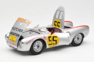 Porsche 550-1500 RS Spyder #55 H. Herrmann Carrera Panamericana 1954 AUTOart 1:18 85470 Metaal — afbeelding 2 van 8