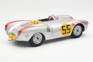 Porsche 550-1500 RS Spyder #55 H. Herrmann Carrera Panamericana 1954 AUTOart 1:18 85470 Metaal — afbeelding 3 van 8