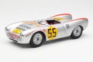 Porsche 550-1500 RS Spyder #55 H. Herrmann Carrera Panamericana 1954 AUTOart 1:18 85470 Metaal
