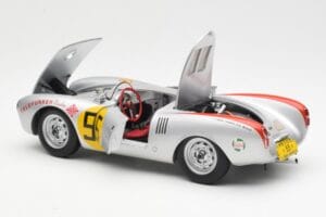Porsche 550-1500 RS Spyder #55 H. Herrmann Carrera Panamericana 1954 AUTOart 1:18 85470 Metaal — afbeelding 5 van 8