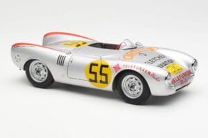 Porsche 550-1500 RS Spyder #55 H. Herrmann Carrera Panamericana 1954 AUTOart 1:18 85470 Metaal — afbeelding 6 van 8