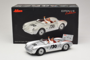 Porsche 550 A Spyder Little Bastard James Dean Schuco 1:18 450033200 Metaal — afbeelding 8 van 8