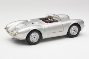 Porsche 550 A Spyder Zilver Maisto 1:18 50314 Metaal — afbeelding 3 van 8